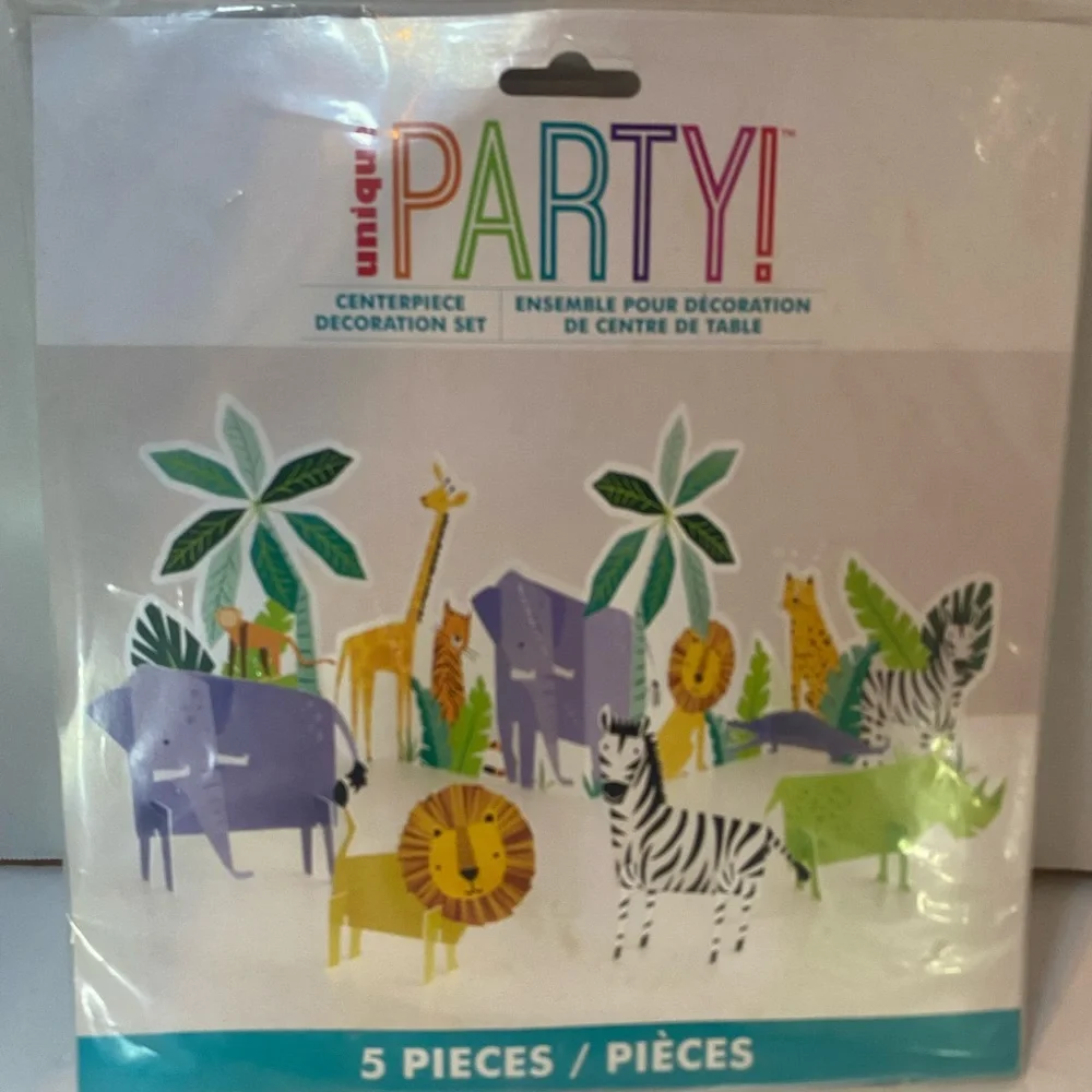 Jungle Animal Decoration combo - Multicolor